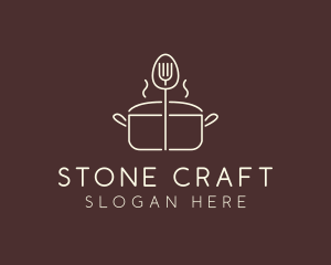 Minimalist Cooking Pot  logo design