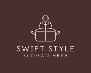 Minimalist Cooking Pot  logo design