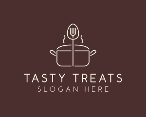 Minimalist Cooking Pot  logo design