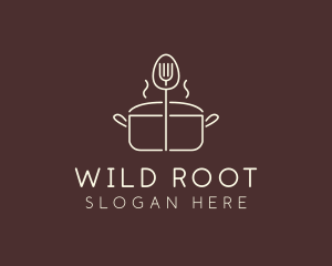 Minimalist Cooking Pot  logo design