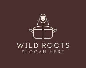 Minimalist Cooking Pot  logo design