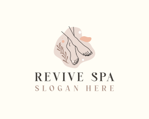 Pedicure Foot Spa logo design