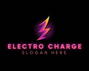 Power Lightning Energy logo design