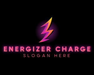 Power Lightning Energy logo design