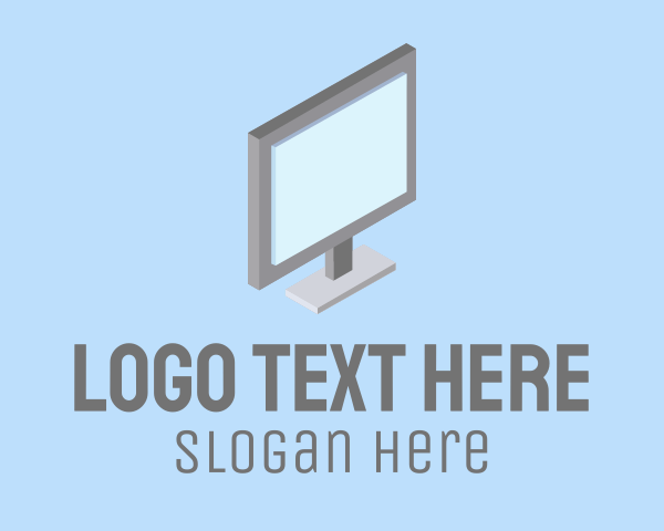 Computer Screen logo example 2