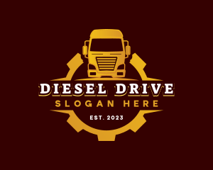 Truck Logistics Automotive logo design