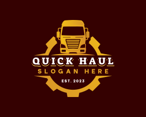 Truck Logistics Automotive logo design