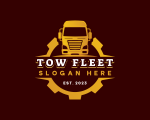 Truck Logistics Automotive logo design