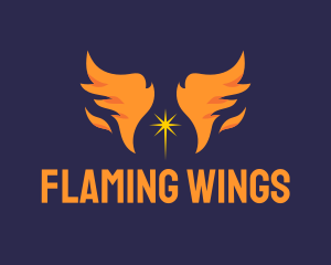 Phoenix Fire Wing logo design