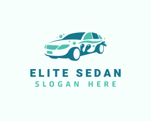 Sedan Car Cleaning logo