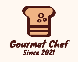 Bread Chef Hat  logo design