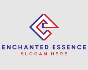 Generic Diamond Letter E  logo design