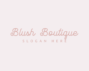 Pink Cursive Wordmark logo