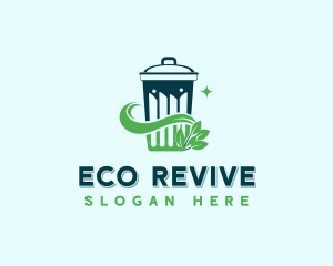 Sustainable Leaf Trash Bin logo