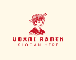 Japanese Ramen Noodle logo design