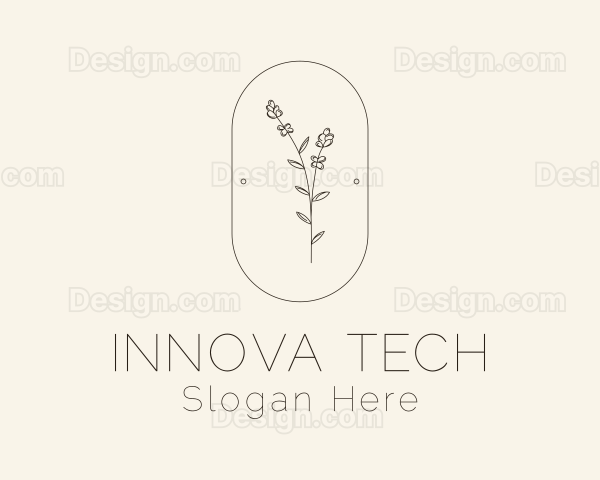 Garden Flower Plant Logo