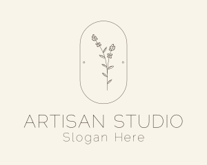 Garden Flower Plant logo design