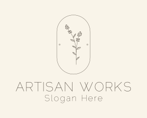 Garden Flower Plant logo design