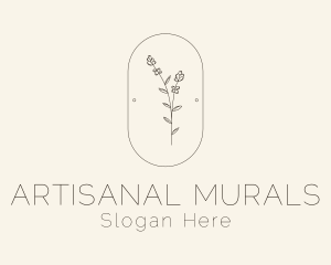 Garden Flower Plant logo design