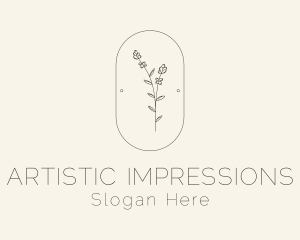 Garden Flower Plant logo design