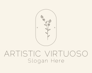 Garden Flower Plant logo design