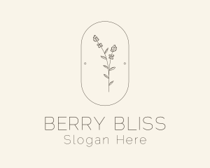 Garden Flower Plant logo design