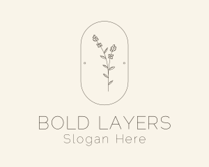 Garden Flower Plant logo design