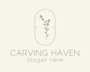 Garden Flower Plant logo design