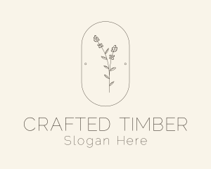 Garden Flower Plant logo design