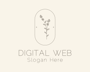 Garden Flower Plant logo design