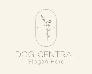 Garden Flower Plant logo design