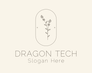 Garden Flower Plant logo design