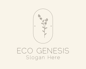 Garden Flower Plant logo design