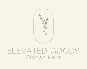 Garden Flower Plant logo design