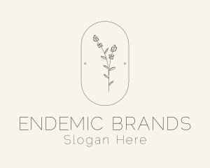 Garden Flower Plant logo design