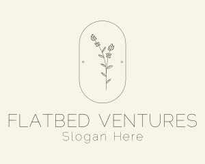 Garden Flower Plant logo design