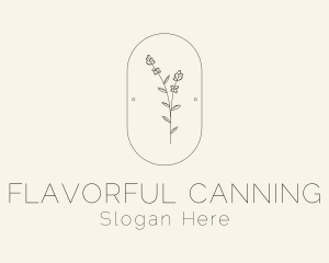 Garden Flower Plant logo design