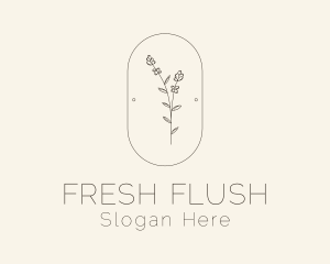 Garden Flower Plant logo design