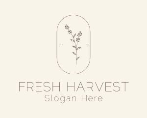 Garden Flower Plant logo design