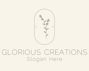 Garden Flower Plant logo design