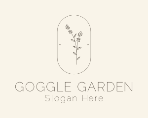 Garden Flower Plant logo design