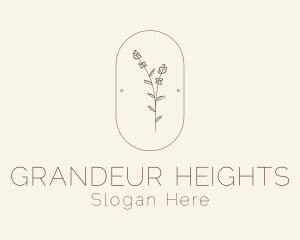 Garden Flower Plant logo design