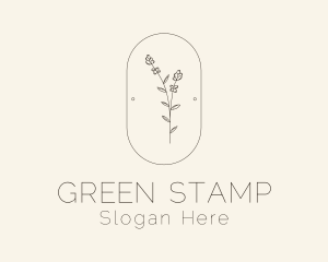 Garden Flower Plant logo design