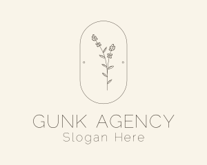 Garden Flower Plant logo design