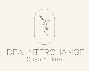 Garden Flower Plant logo design