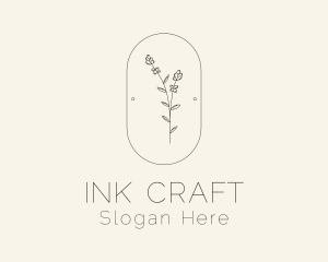 Garden Flower Plant logo design