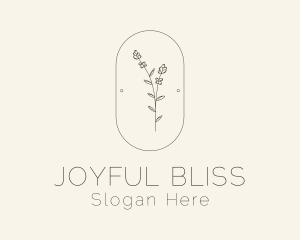 Garden Flower Plant logo design