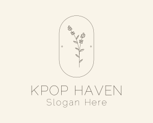 Garden Flower Plant logo design