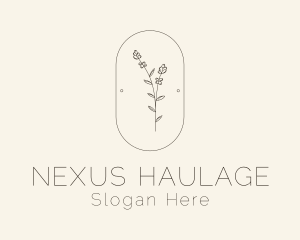 Garden Flower Plant logo design