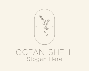 Garden Flower Plant logo design